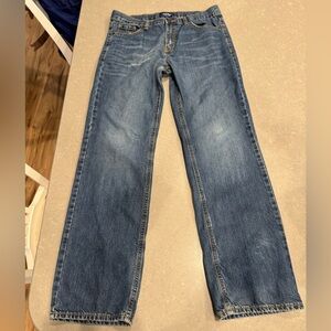 Old Navy Boys Straight Leg Blue Jeans size 16 Husky.